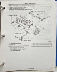 2001 Mazda 626 Service Shop Repair Manual