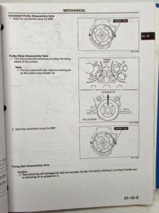 2001 Mazda 626 Service Shop Repair Manual