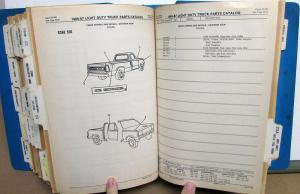 1986 1987 Dodge Light Duty Truck Dealer Parts Catalog Book Pickup Ramcharger Van