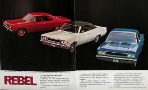 1968 AMC Javelin Rebel American Ambassador Sales Brochure Small Version