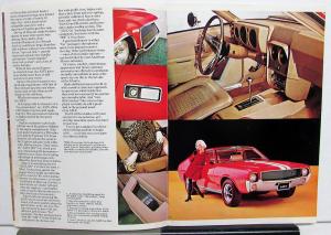 1968 American Motors AMC AMX 290 343 390 V8 Story Sales Brochure Original