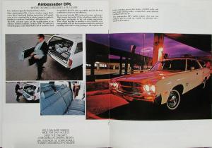 1970 AMC Ambassador SST DPL Rebel SST Station Wagons Sales Brochure Original