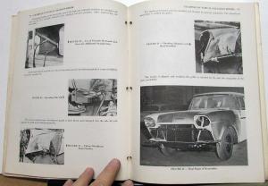 1961 AMC Rambler Single Unit Construction Body Repair Shop Manual Collision