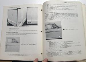 1961 AMC Rambler Single Unit Construction Body Repair Shop Manual Collision