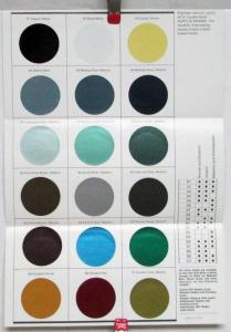 1971 AMC Exterior Color Guide Paint Chips Sales Brochure Folder Original