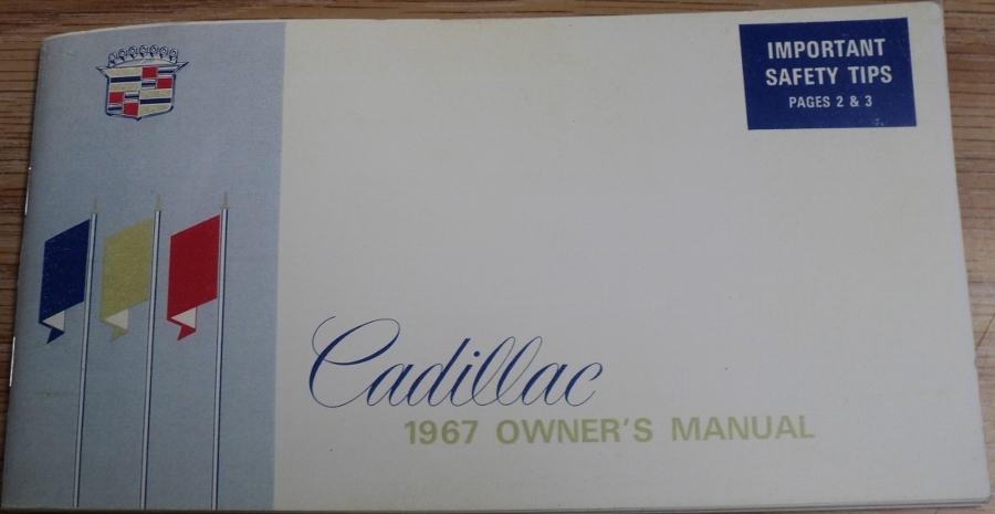 1967 Cadillac Owners Manual Fleetwood Calais Seventy Five Limo Repro
