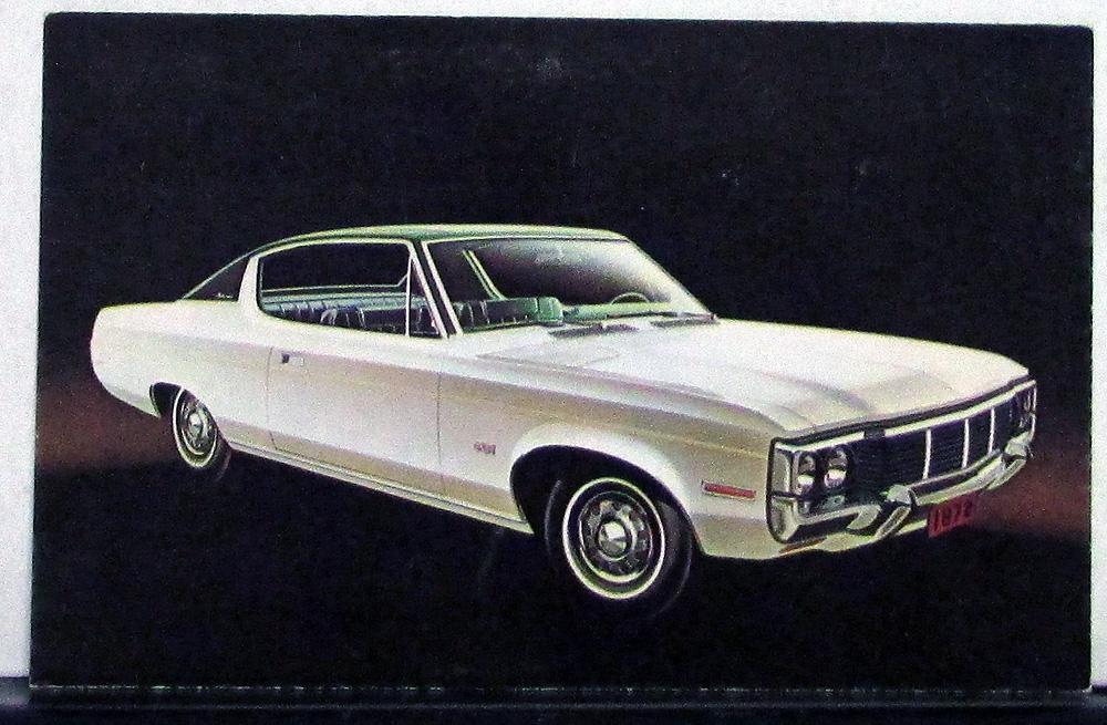 1972 AMC Matador 2 Door Hardtop American Motors Color Postcard