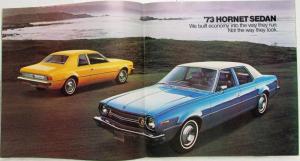 1973 AMC Gremlin Hornet Javelin Matador Ambassador Brochure Folder