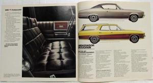 1973 AMC Gremlin Hornet Javelin Matador Ambassador Brochure Folder