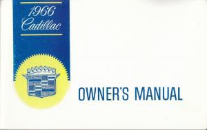 1966 Cadillac Owners Manual Fleetwood Eldorado Calais Seventy Five Limo Repro