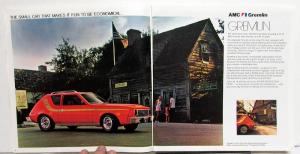 1975 AMC Gremlin Hornet Matador Station Wagons Sales Brochure Original XL