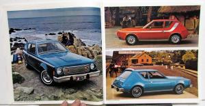 1975 AMC Gremlin Hornet Matador Station Wagons Sales Brochure Original XL