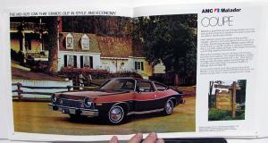 1975 AMC Gremlin Hornet Matador Station Wagons Sales Brochure Original XL