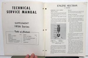 1956 AMC Hudson Hornet 6 & 8 Wasp 6 Models Service Shop Repair Manual Supplement