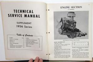 1956 AMC Nash Ambassador 6 V8 Statesman 6 Models Service Shop Manual Supplement