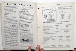 1956 AMC Nash Ambassador 6 V8 Statesman 6 Models Service Shop Manual Supplement