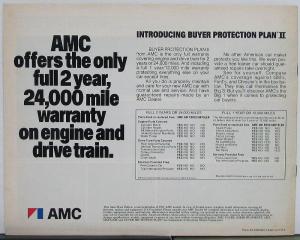 1977 AMC Gremlin Hornet Matador OPTIONS Auto Show Edition Sales Brochure Orig