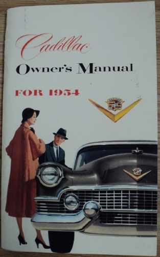 1954 Cadillac Owners Manual Fleetwood Eldorado Seventy Five Limo DeVille Repro