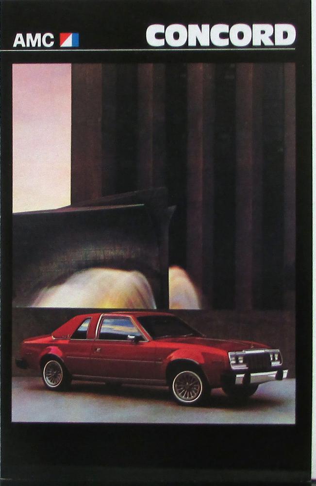 1979 AMC Concord DL 2 & 4 Door Sedan Wagon Hatchback Sales Brochure Folder Orig