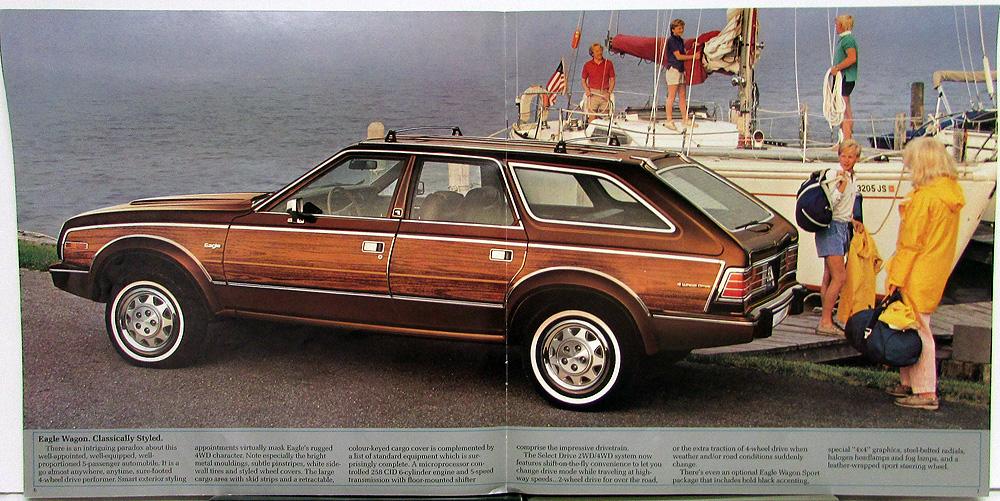 1980 AMC Eagle Station Wagons & Sport & Limited Sales Brochure Original XL