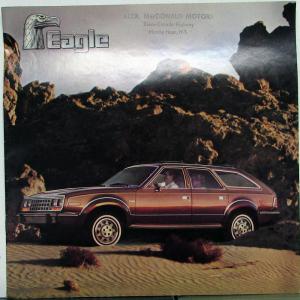 1980 AMC Eagle Station Wagons & Sport & Limited Sales Brochure Original XL