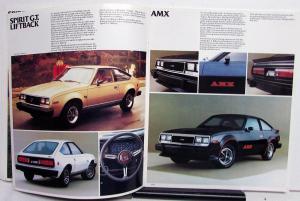 1980 AMC Spirit AMX Concord Pacer Eagle 4WD Sales Brochure Original