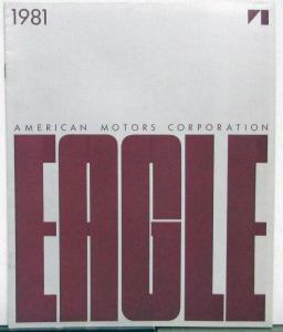 1981 American Motors Eagle S/X 4 Liftback Kammback Sedan Wagon Sales Brochure