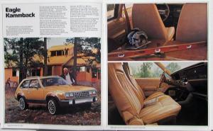 1981 American Motors Eagle S/X 4 Liftback Kammback Sedan Wagon Sales Brochure