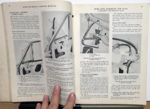 1952 Nash Ambassador Statesman Rambler Dealer Body Service Shop Repair Manual