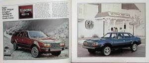 1983 AMC Eagle SX/4 Concord Spirit American Motors CANADIAN Sales Brochure