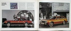 1983 AMC Eagle SX/4 Concord Spirit American Motors CANADIAN Sales Brochure