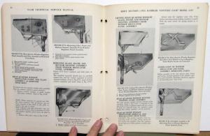 1951 Nash Rambler Country Club Model 5127 Dealer Service Shop Manual Supplement