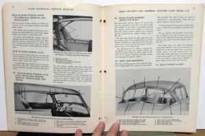 1951 Nash Rambler Country Club Model 5127 Dealer Service Shop Manual Supplement