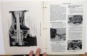 1951 Nash Dealer Service Shop Manual Supplement For Hydra-Matic Transmission