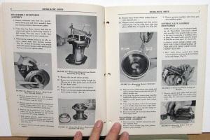 1951 Nash Dealer Service Shop Manual Supplement For Hydra-Matic Transmission