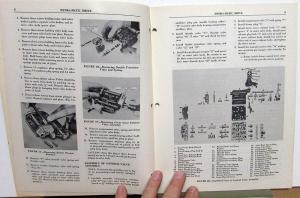 1951 Nash Dealer Service Shop Manual Supplement For Hydra-Matic Transmission