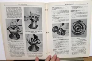 1951 Nash Dealer Service Shop Manual Supplement For Hydra-Matic Transmission