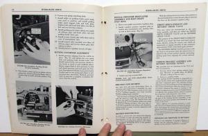 1951 Nash Dealer Service Shop Manual Supplement For Hydra-Matic Transmission