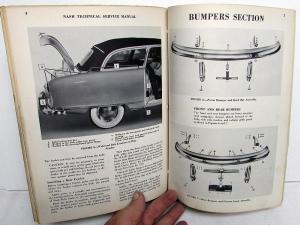 1950 Nash Rambler Series Technical Service Shop Manual Supplement Repair