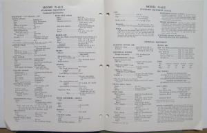 1958 Mack Trucks N 613T Diagram Dimensions Sales Brochure Original