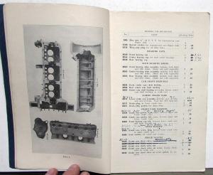 1916-1917 Buick Price List of Parts - Models D44-D45-D46-D47 Original