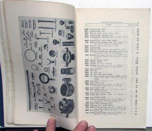 1916-1917 Buick Price List of Parts - Models D44-D45-D46-D47 Original