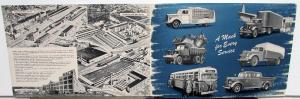 1950 Mack Trucks Buses Fire Apparatus Marine Engines Sales Brochure Orig