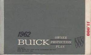 1962 Buick Owners Protection Plan Booklet Service Warranty Original
