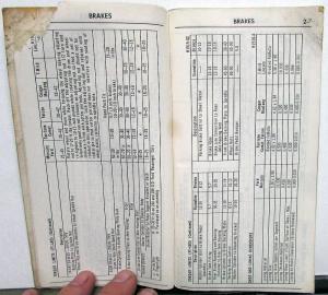 1967 Ford Mercury Service Specs Pass Car Thunderbird Mustang Bronco Econoline