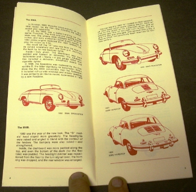 1981 Porsche Dealer Sales Brochure Porsche Family Tree 1948-1981