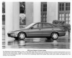 1996 Acura Integra LS Sport Sedan Press Photo 0160