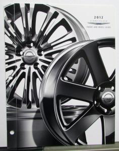 2012 Chrysler Dealer Fabric & Wheel Guide Sales Folder 300 200 Town & Country