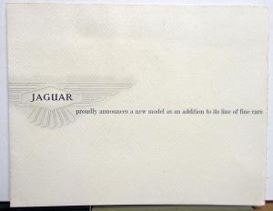 1959 1960 Jaguar 3.8 Five Passenger Sedan Intro Dealer Sales Brochure Original