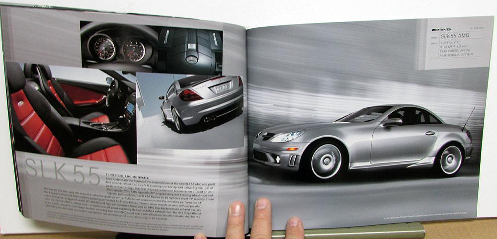 AMG Programm Prospekt 5/05 2005 C E CLK CLS CL SL SLK G 55 Broschüre brochure 
